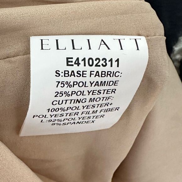 Elliatt Picard Black and White Floral Mini Dress | Size XS - Picture 9 of 12